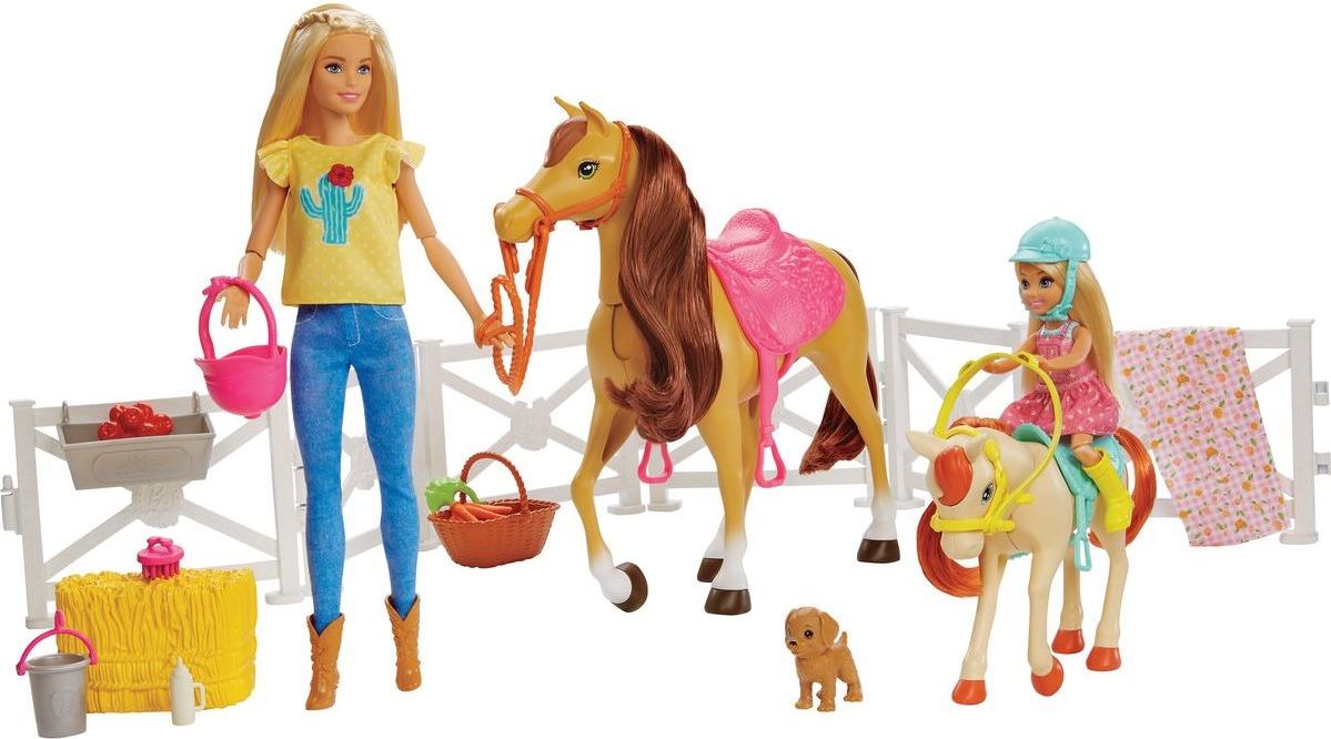 Mattel Barbie herní set s koníky - obrázek 1
