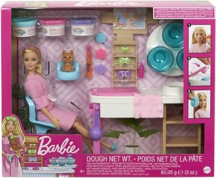 Barbie SALÓN KRÁSY HERNÍ SET S BĚLOŠKOU - obrázek 1