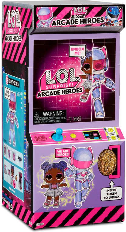 L.O.L. Surprise Arcade Heroes panenka kluk hrdina 15 překvapení různé druhy - obrázek 5