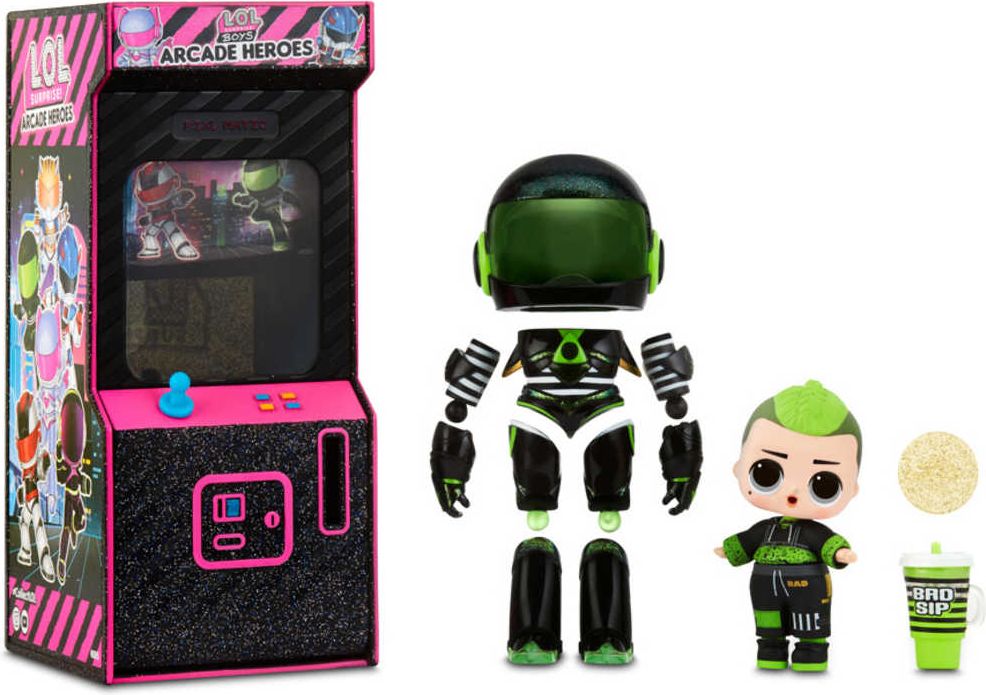 L.O.L. Surprise Arcade Heroes panenka kluk hrdina 15 překvapení různé druhy - obrázek 9