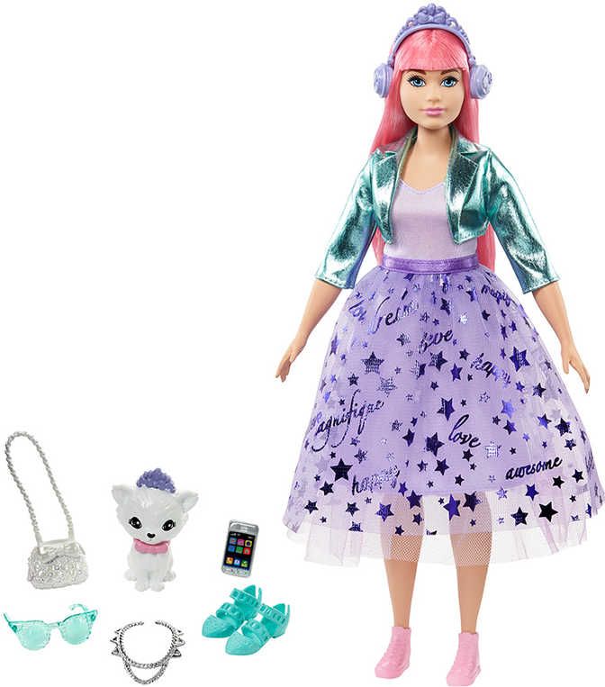 MATTEL BRB Barbie Princess Adventure set panenka sněhová princezna s doplňky - obrázek 2