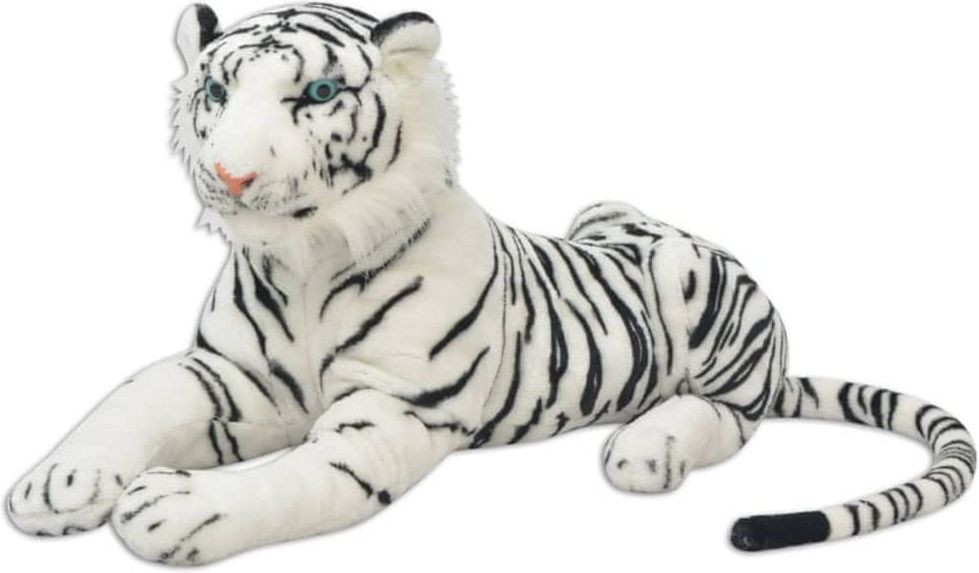 Tygr plyšová hračka bílý XXL - obrázek 1