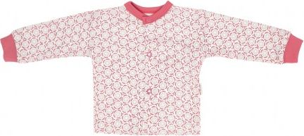 Mamatti Novozenecká bavlněná košilka, kabátek s krajkou, Rozeta - růžová, Velikost koj. oblečení 50 (0-1m) - obrázek 1