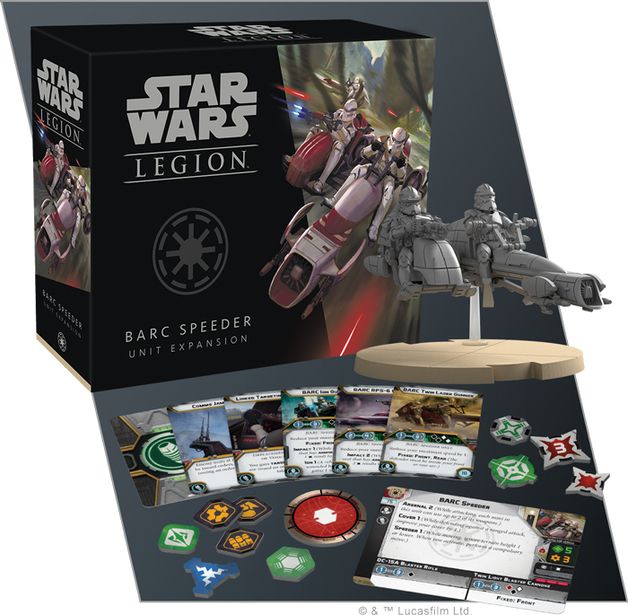 FFG Star Wars Legion: BARC Speeder Unit Expansion - obrázek 2