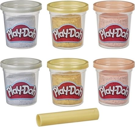 Play-Doh Sada kelímků zlatá, stříbrná a růžové zlato 6 ks - obrázek 2