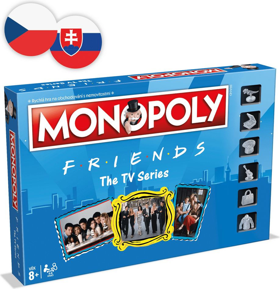 Winning Moves Monopoly: Přátelé CZ/SK - obrázek 1