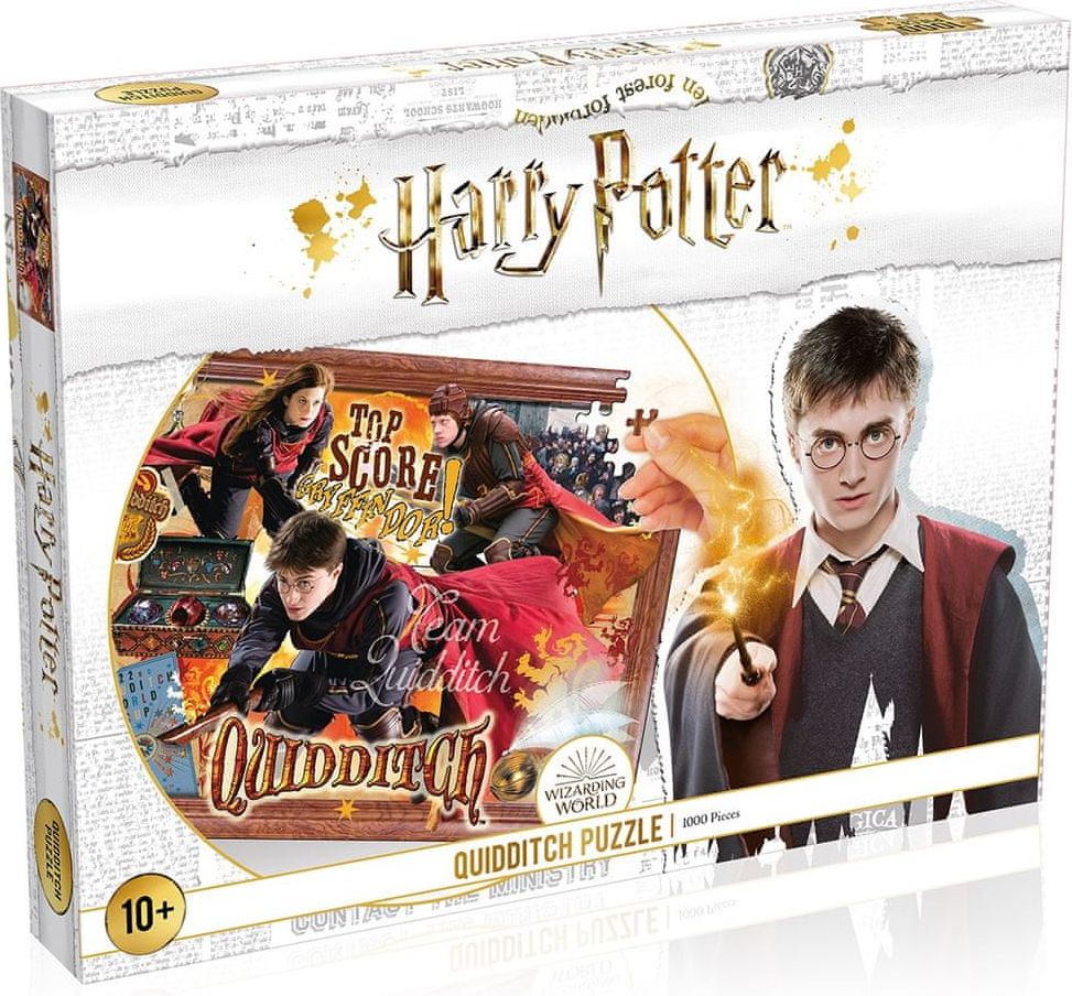 Winning Moves Puzzle Harry Potter: Famfrpál 1000 dílků - obrázek 1
