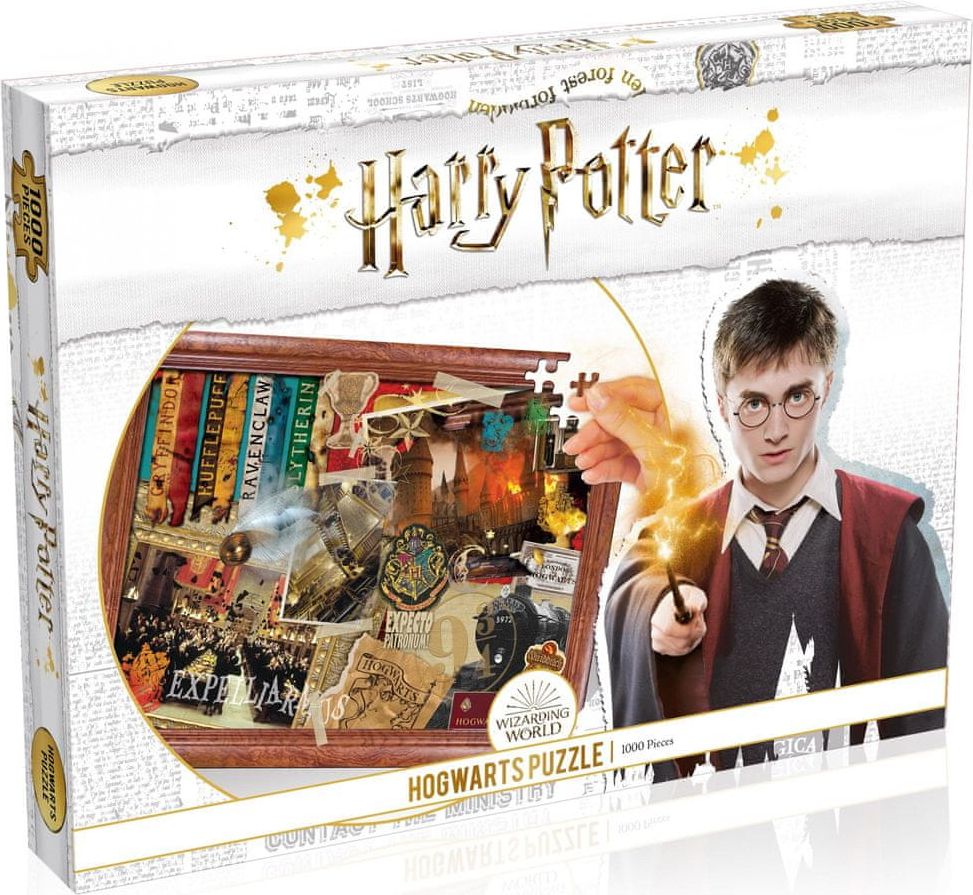 Winning Moves Puzzle Harry Potter: Bradavice 1000 dílků - obrázek 1