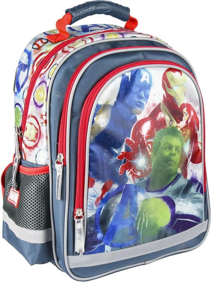 CurePink Školní batoh Marvel|Avengers: Premium (objem 15,2 litrů|30 x 39 x 13 cm) - obrázek 1