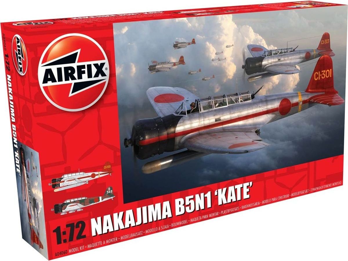 Airfix Classic Kit letadlo A04060 Nakajima B5N1 Kate 1:72 - obrázek 1