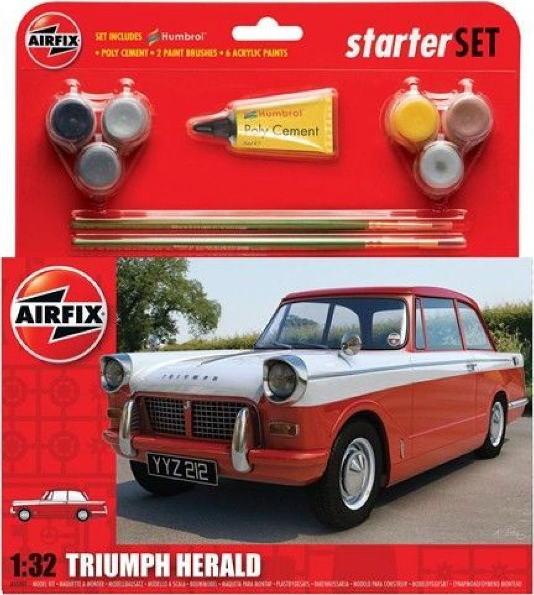 Airfix Starter Set auto A55201 Triumph Herald 1:32 - obrázek 1