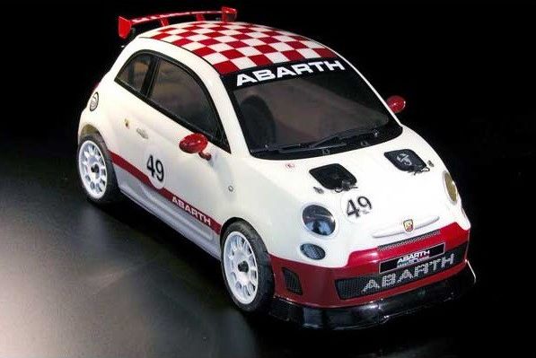 Licencovaný FIAT 500 Rally ABARTH 4 WD s lakovanou karoserií 100 % RTR - 2,4 Ghz 1:9! - obrázek 1