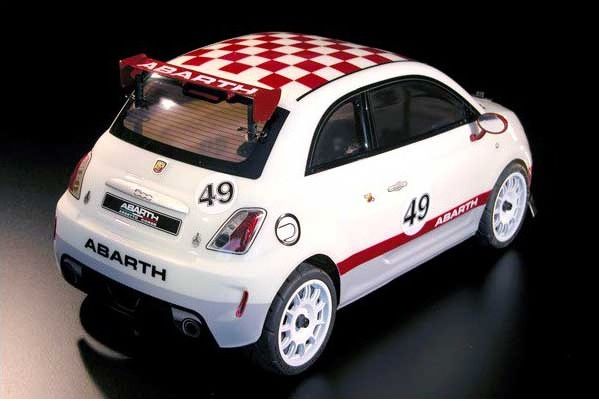 Licencovaný FIAT 500 Rally ABARTH 4 WD s lakovanou karoserií 100 % RTR - 2,4 Ghz 1:9! - obrázek 2