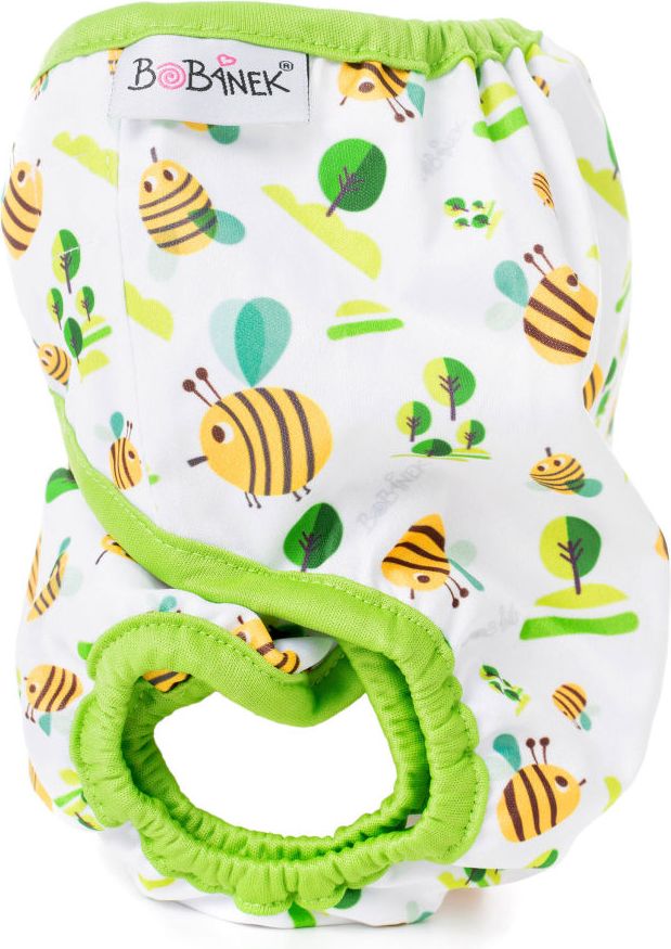 Bobánek Svrchní kalhotky XL suchý zip - Včelky - obrázek 2