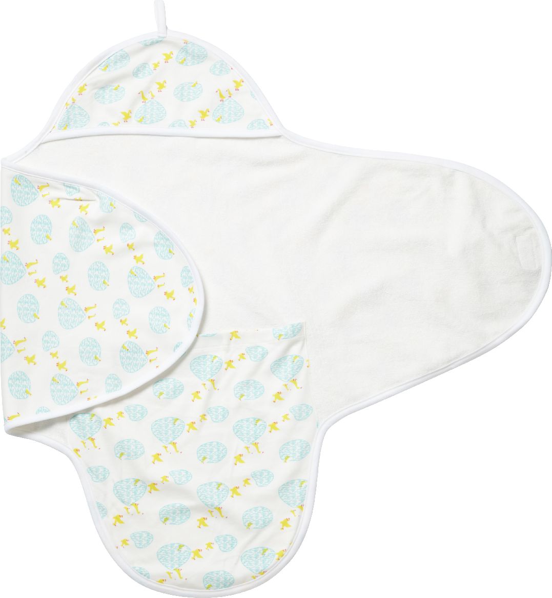 Piccalilly BIO zavinovací deka osuška 2v1 Puddle Duck Velikost: 0-6m, Barva: mix - obrázek 1