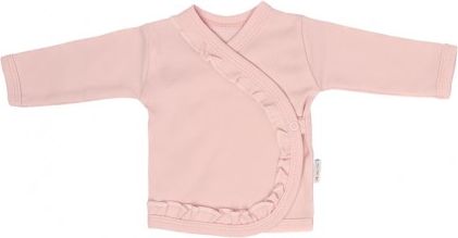 Mamatti Novozenecká bavlněná košilka zapínání bokem, Flowers - růžová, Velikost koj. oblečení 50 (0-1m) - obrázek 1