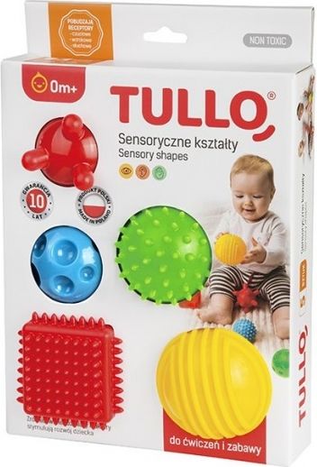 Tullo TULLO Edukační barevné míčky 5ks v krabičce - obrázek 1