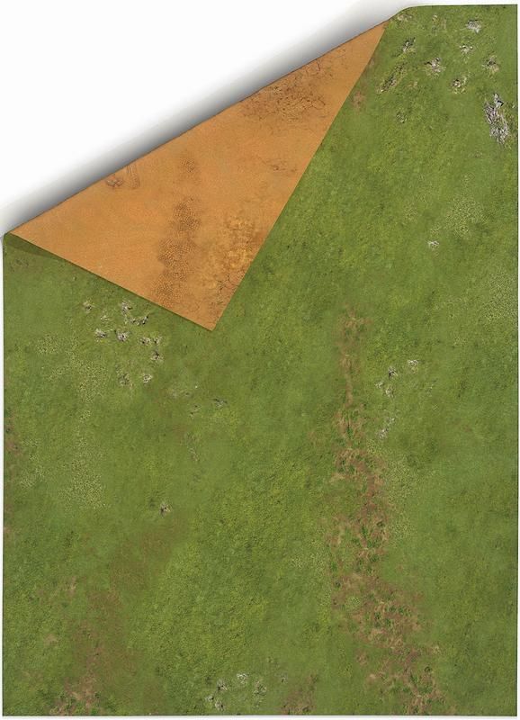 Gamemat.eu Oboustranná herní podložka 44"x60" (112x154 cm) - různé motivy Barva: Quarantine and Fallout Zone - obrázek 2
