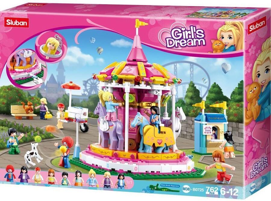 Sluban Sluban Girls Dream M38-B0725 Koníkový kolotoč - obrázek 1
