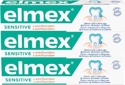 Elmex Zubní pasta Sensitive Professional  3 x 75 ml - obrázek 1