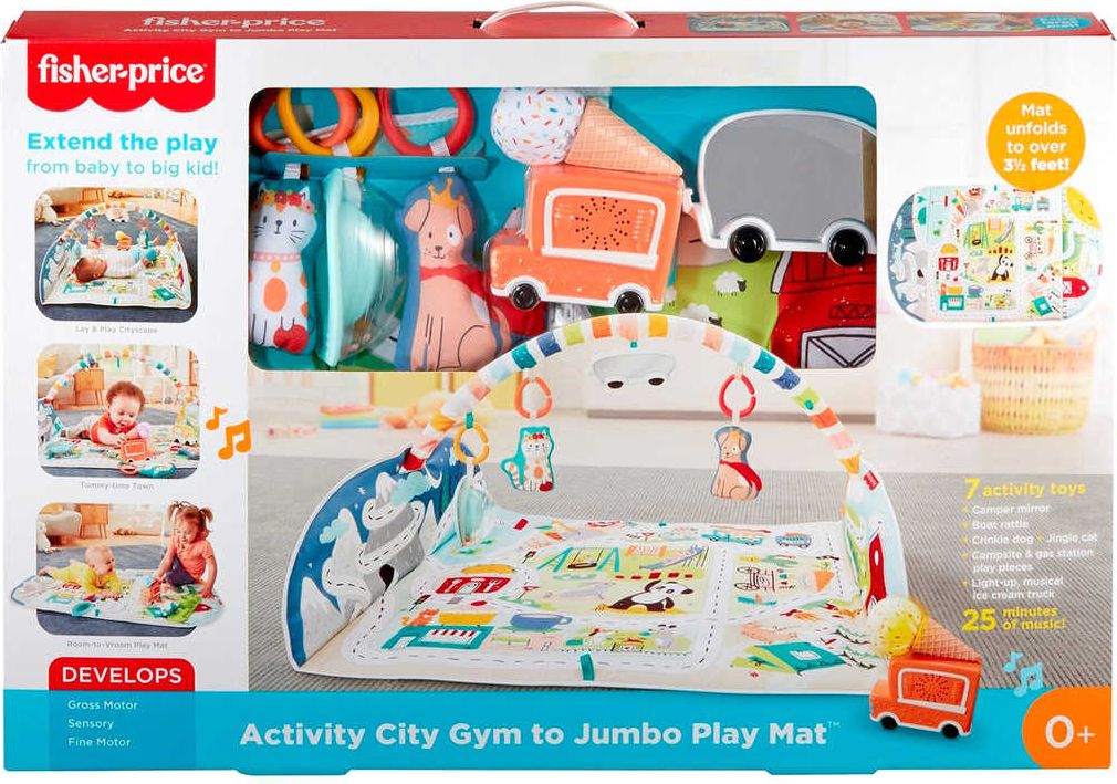 FISHER PRICE Baby dečka hrací město s aktivitami na baterie Zvuk pro miminko - obrázek 2