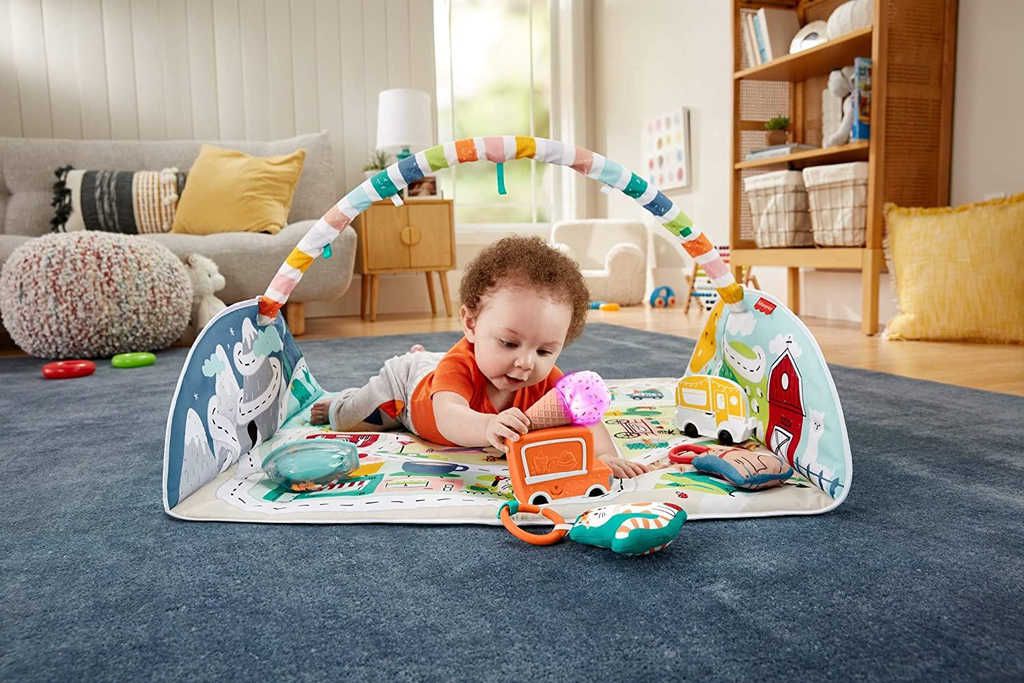 FISHER PRICE Baby dečka hrací město s aktivitami na baterie Zvuk pro miminko - obrázek 7