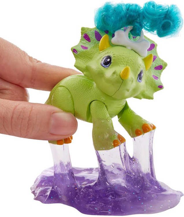MATTEL Cave Club dino zvířátko herní set se slizem a doplňky 4 překvapení plast - obrázek 8