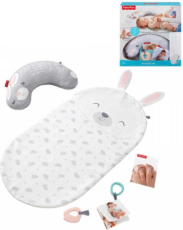 FISHER PRICE Baby Bunny dečka masážní s kousátkem pro miminko - obrázek 1