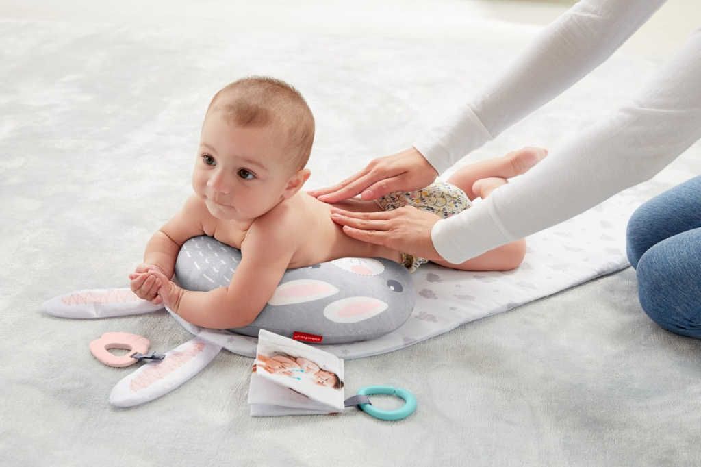 FISHER PRICE Baby Bunny dečka masážní s kousátkem pro miminko - obrázek 4