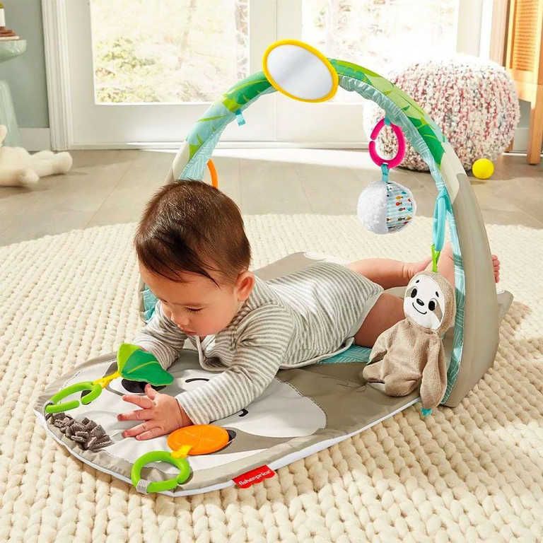 FISHER PRICE Baby dečka hrací s lenochodem s aktivitami pro miminko - obrázek 5