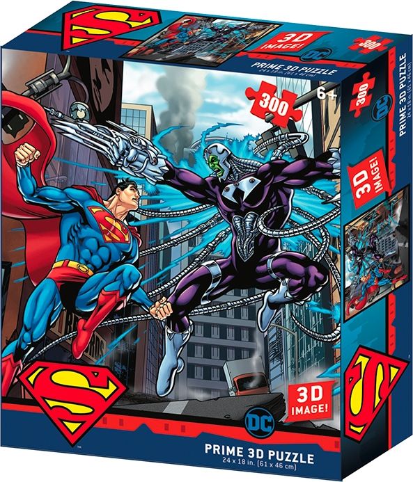 PRIME 3D 3D PUZZLE - Superman vs Electro 300 dílků - obrázek 1