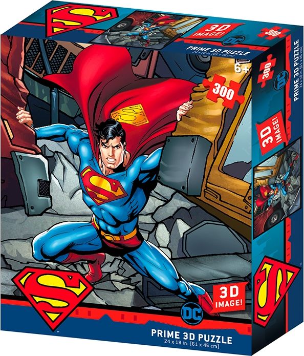 PRIME 3D 3D PUZZLE - Superman Strength 300 dílků - obrázek 1