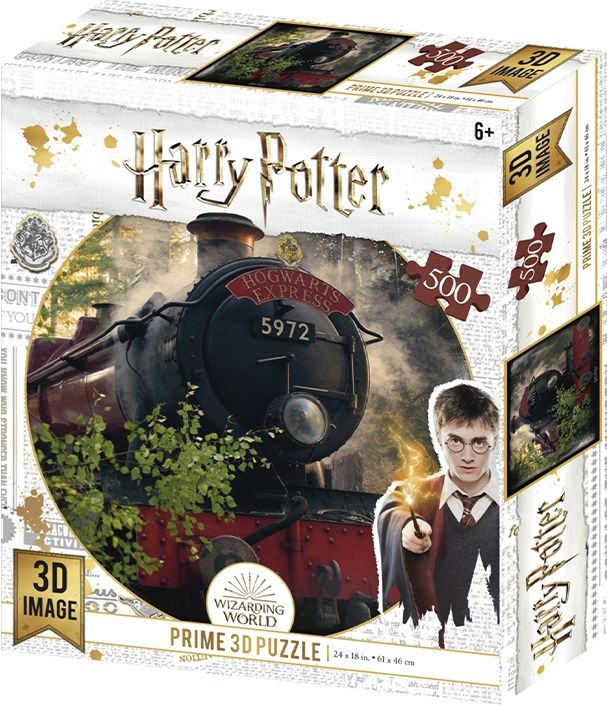 PRIME 3D 3D PUZZLE - Harry Potter - The Hogwarts Express 500 dílků - obrázek 1