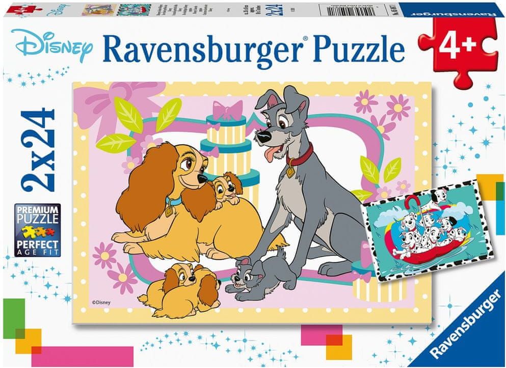 Ravensburger Puzzle 050871 Disney pohádky 2x24 dílků - obrázek 1