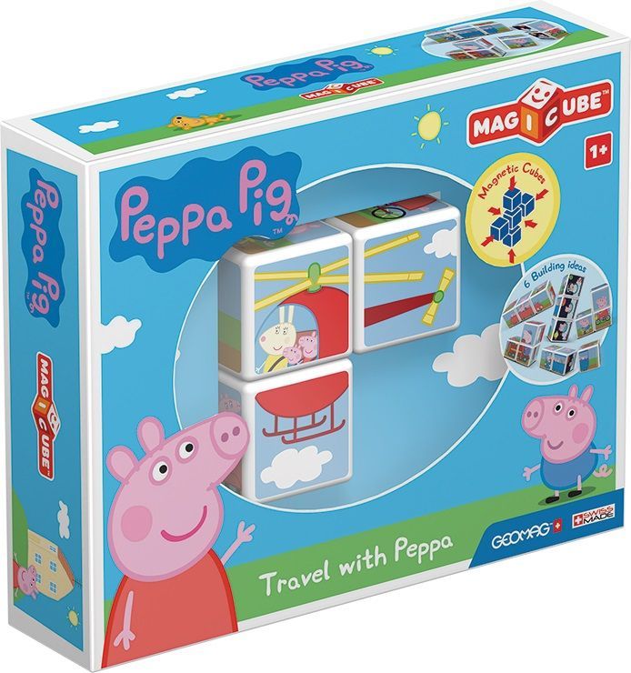 Geomag Magicube Peppa Pig Travel with Peppa - obrázek 1
