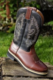 HKM Western Boots -Softy cow barva: hnědá, velikost: 42 - obrázek 1