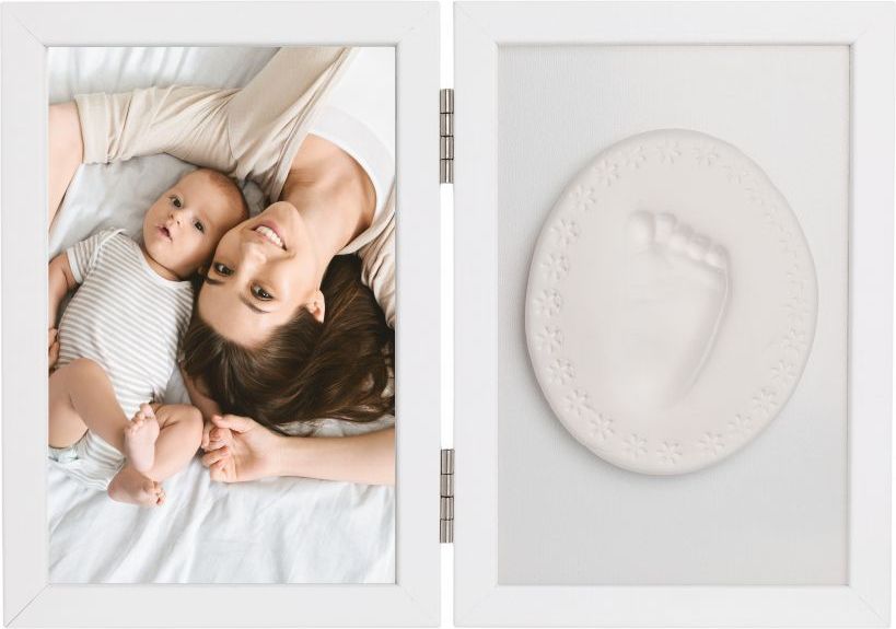 Sada pro otisk a fotku Hand Print Tiny Memories White - obrázek 1