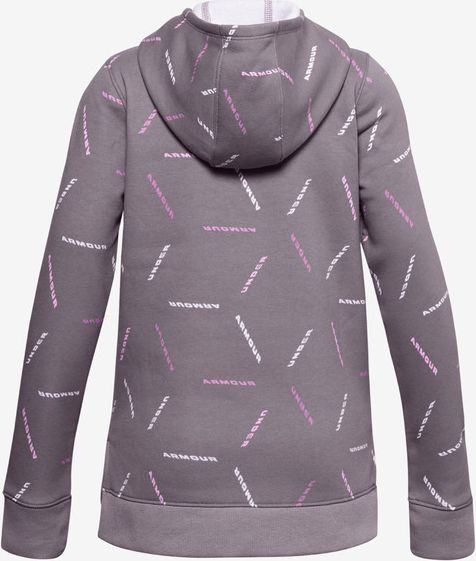 Rival Fleece Printed Mikina dětská Under Armour | Fialová | Dívčí | L - obrázek 2