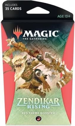 Wizards of the Coast Magic the Gathering Zendikar Rising Theme Booster - Red - obrázek 1