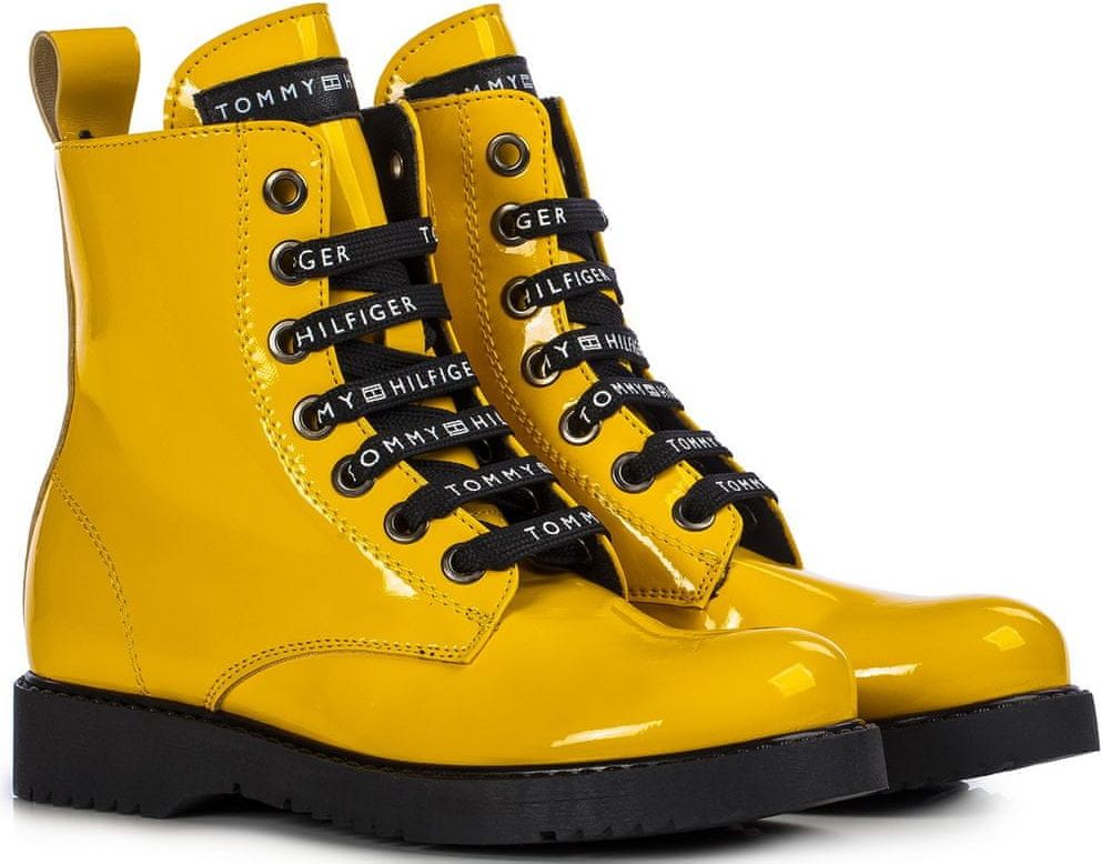 Tommy Hilfiger dívčí kotníková obuv T4A5-30845-0343200 35 žlutá - obrázek 1