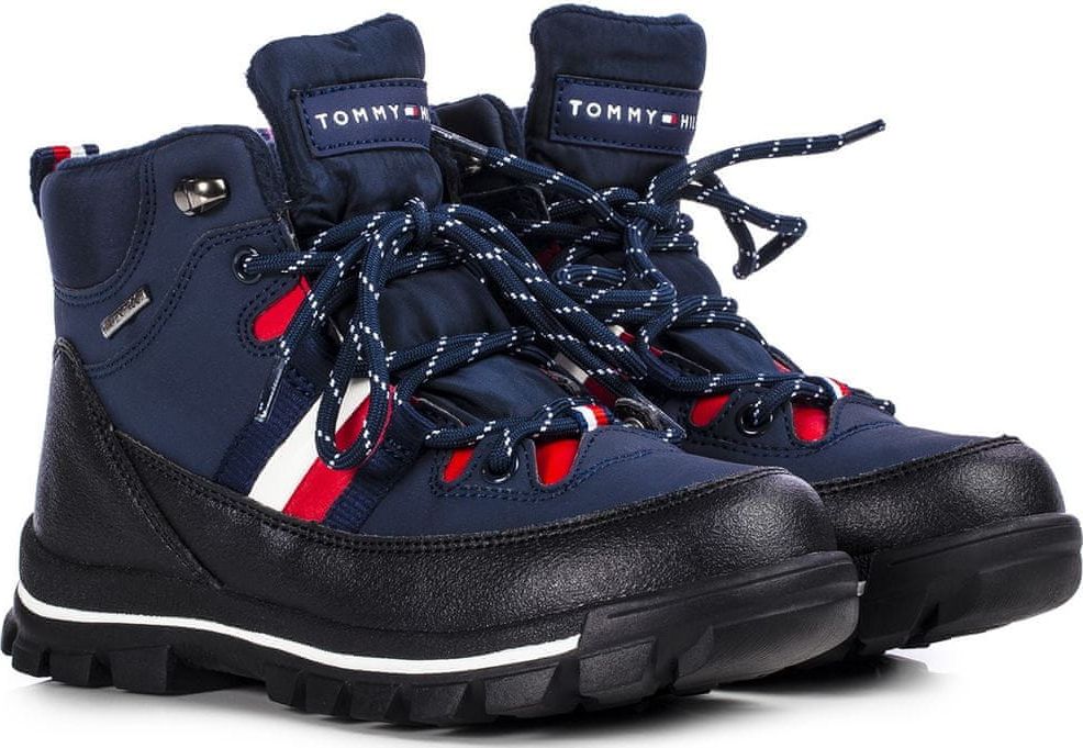 Tommy Hilfiger chlapecká kotníková obuv T3B5-30968-0751800 30 modrá - obrázek 1