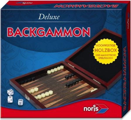 Simba Dickie Deluxe cestovní Backgammon - DE - obrázek 1