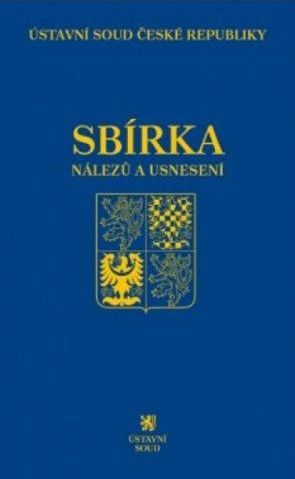 Sbírka nálezů a usnesení ÚS ČR - obrázek 1