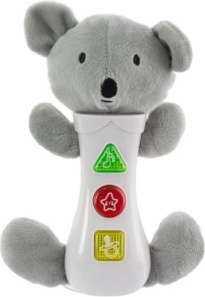 Euro Baby Hračka se zvuky na baterie pro nejmenší - koala, šedá - obrázek 1