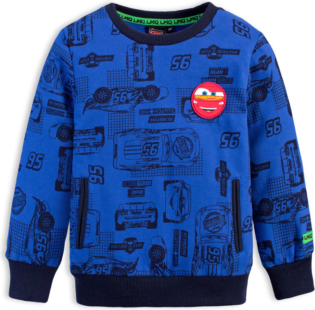 Chlapecká mikina DISNEY CARS McQUEEN modrá Velikost: 98 - obrázek 1