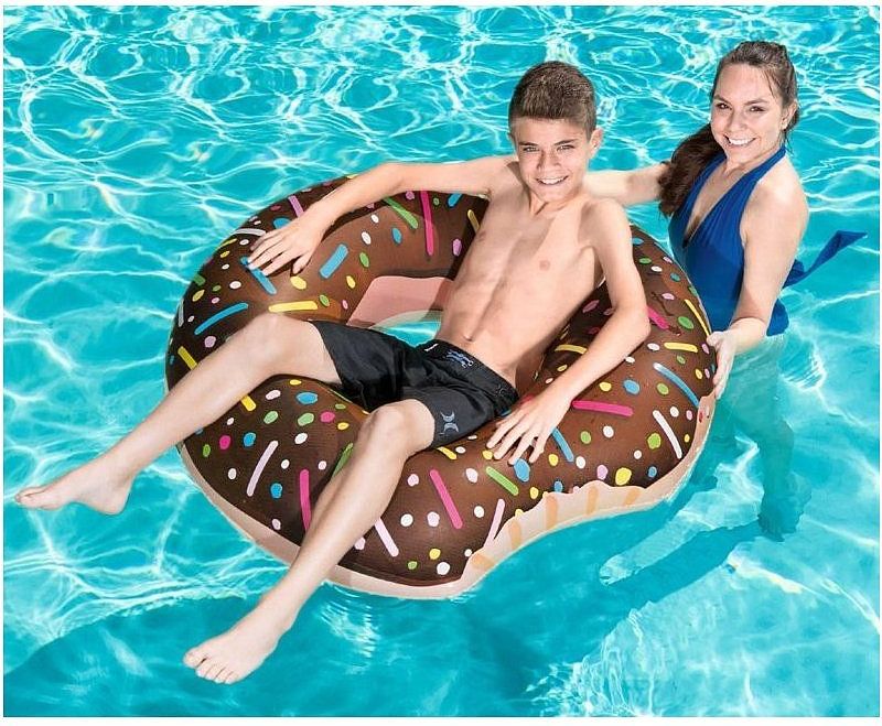Nafukovací kruh Donut - light verze (Čokoládová) - obrázek 1