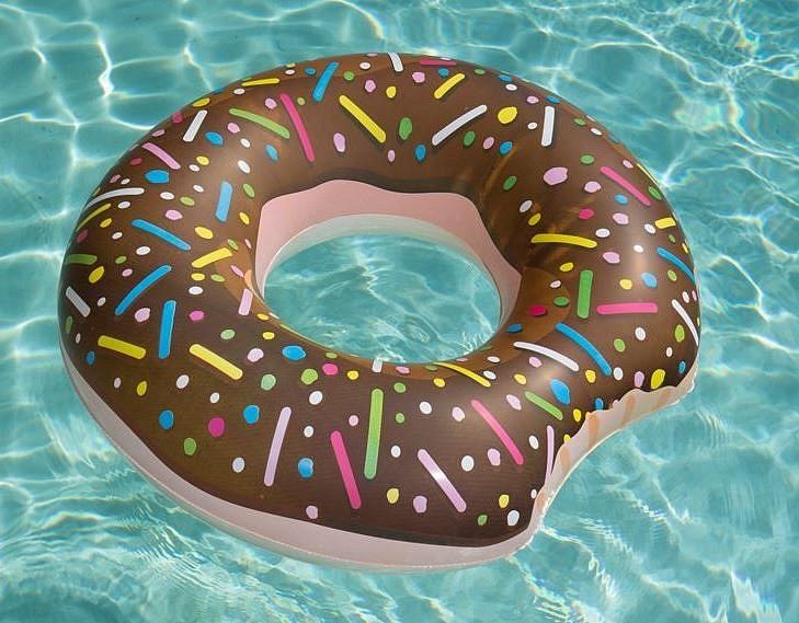 Nafukovací kruh Donut - light verze (Čokoládová) - obrázek 6