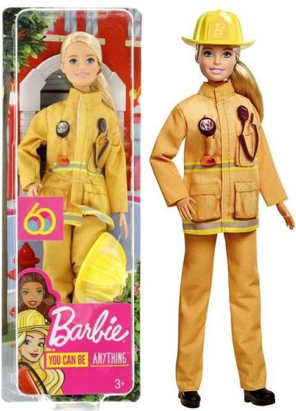 Panenka Barbie - hasič - obrázek 1