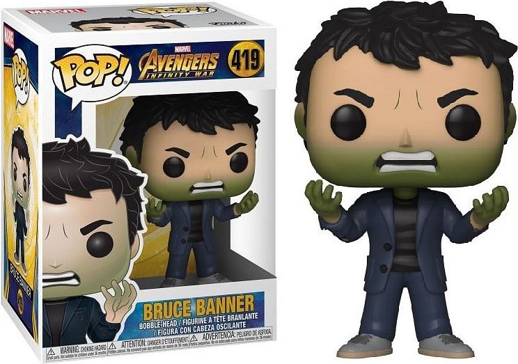 POP Marvel: Infinity War - Bruce Banner w/ Hulk Head - obrázek 2