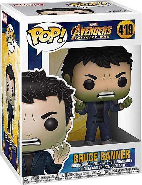 POP Marvel: Infinity War - Bruce Banner w/ Hulk Head - obrázek 3